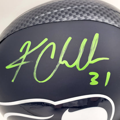 Kam Chancellor Autographed Seattle Seahawks Deluxe Full-Size Replica Helmet MCS
