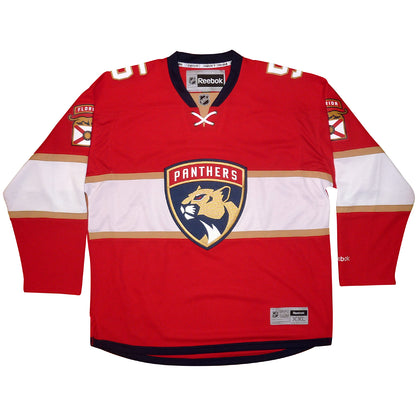 Aaron Ekblad Autographed Florida Panthers (Red #5) Reebok Hockey Jersey - Upper Deck UDA