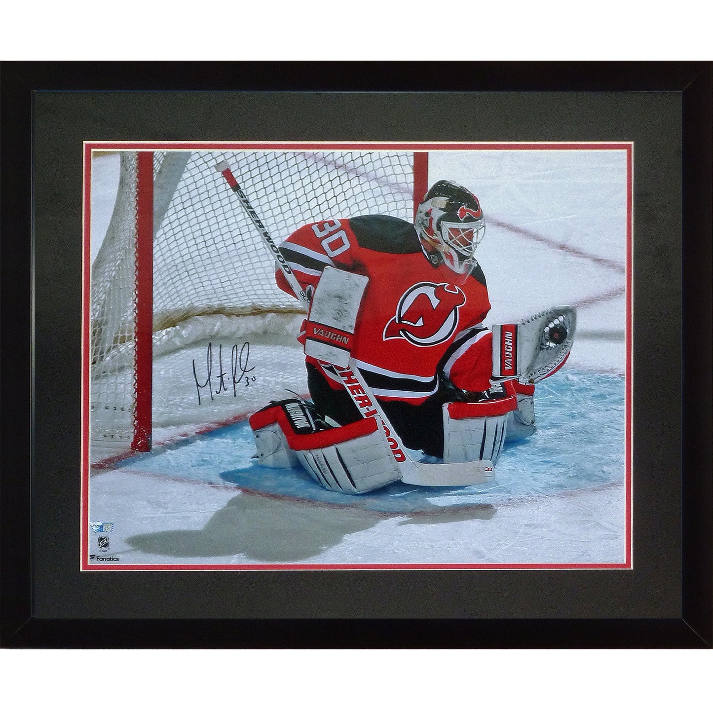 Martin Brodeur Autographed New Jersey Devils Deluxe Framed 16x20 Photo  Fanatics