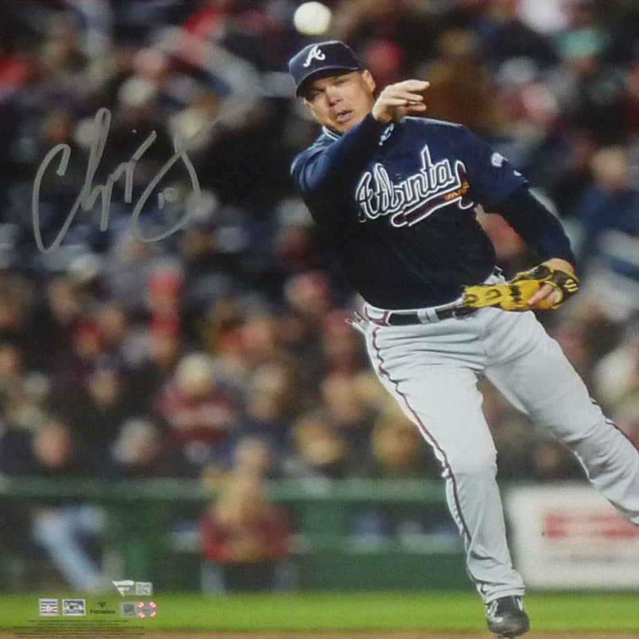 Chipper Jones Autographed Atlanta Braves Deluxe Framed 16x20 Photo - JSA