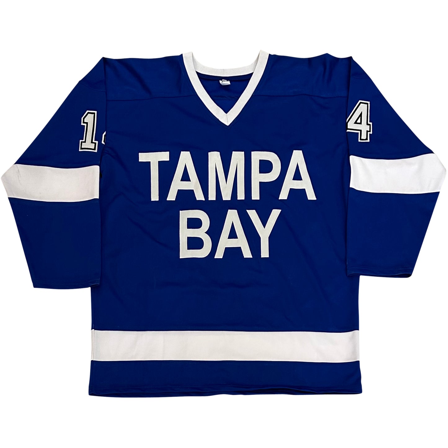 Pat Maroon Autographed Tampa Bay (Blue #14) Custom Hockey Jersey - JSA
