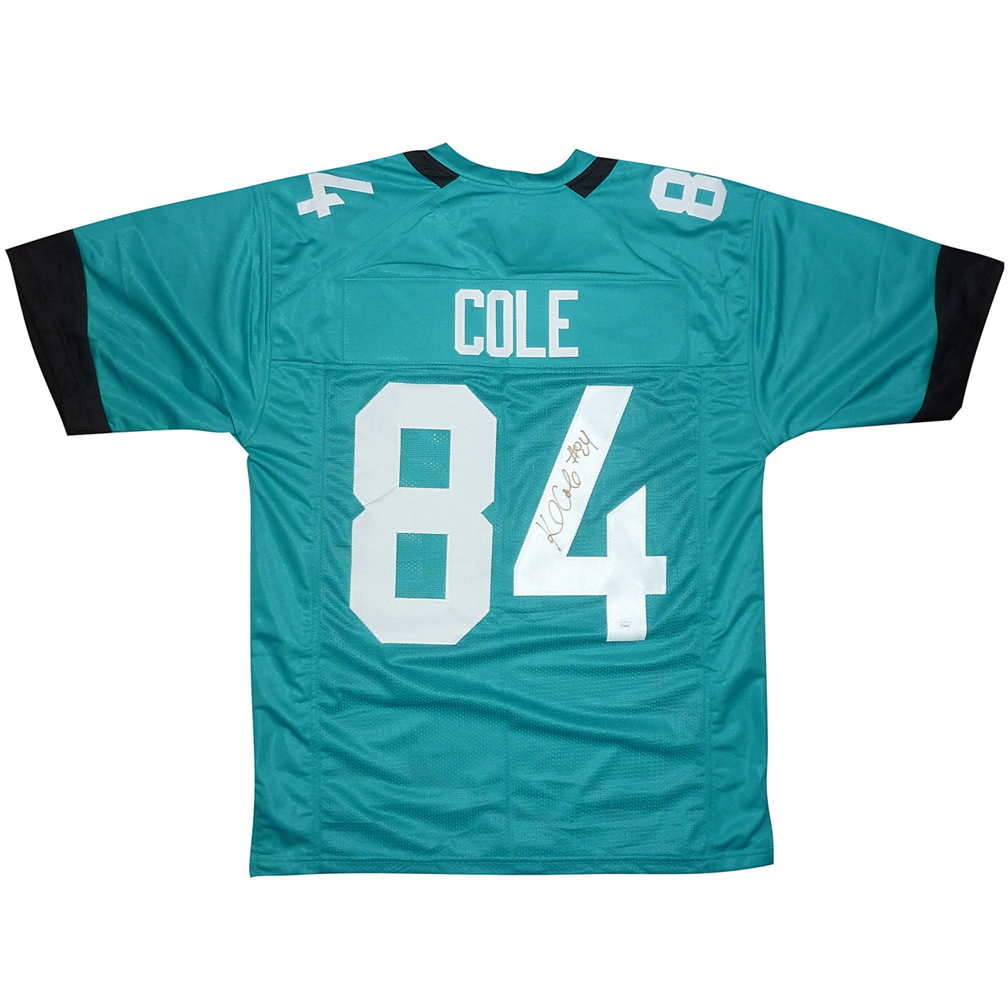 Keelan Cole Autographed Jacksonville (Teal #84) Custom Jersey