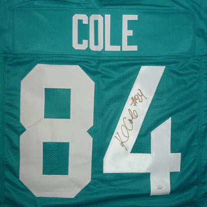 Keelan Cole Autographed Jacksonville (Teal #84) Custom Jersey