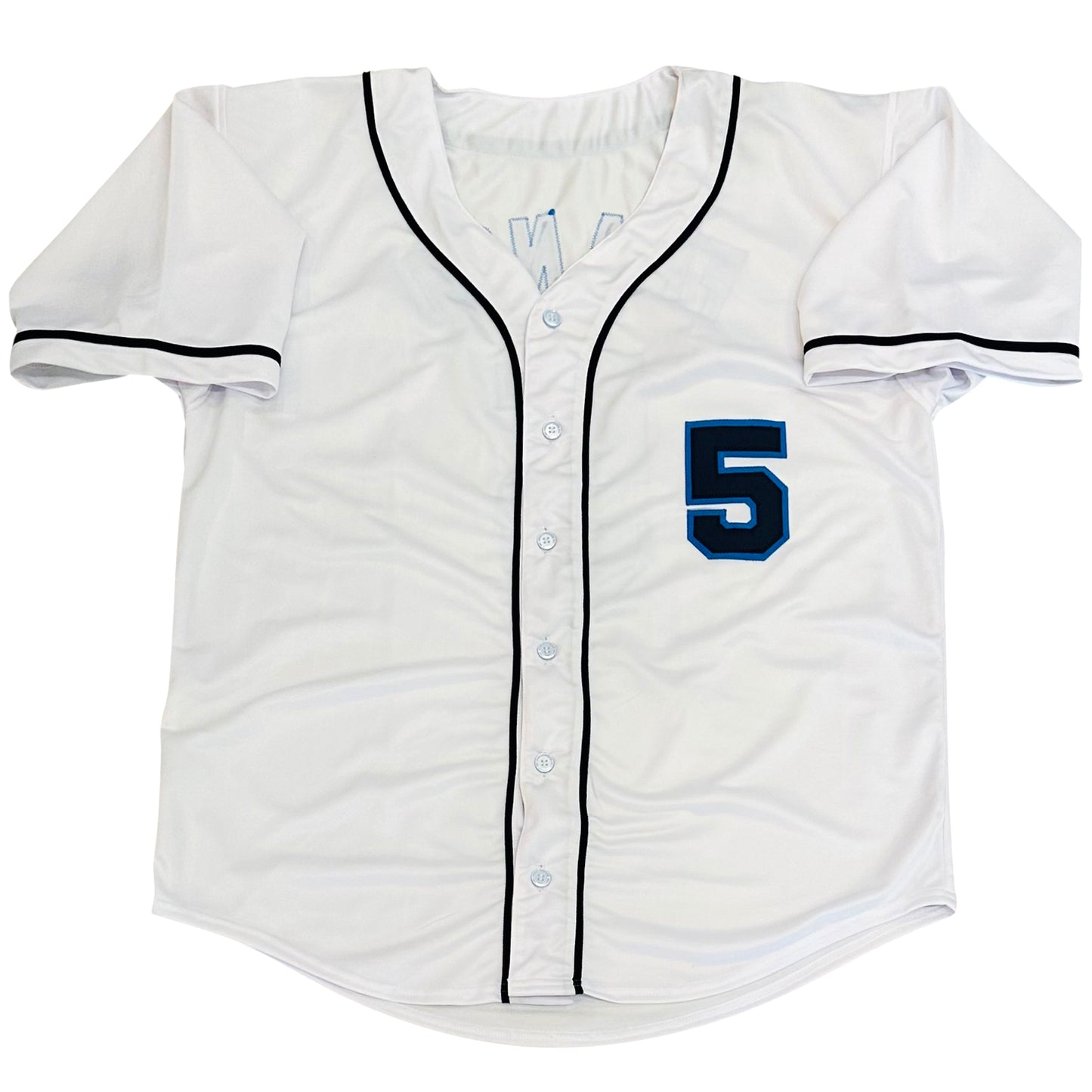 Wander Franco Autographed Tampa Bay (White #5) Custom Jersey - JSA