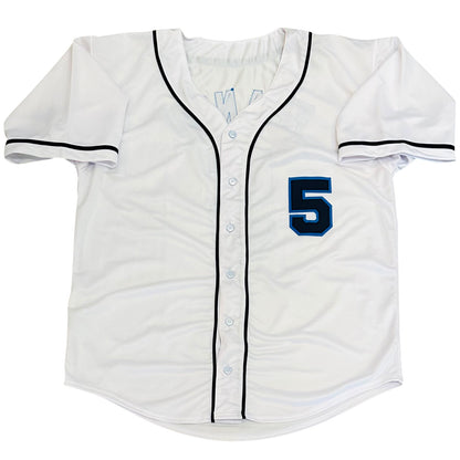 Wander Franco Autographed Tampa Bay (White #5) Custom Jersey - JSA