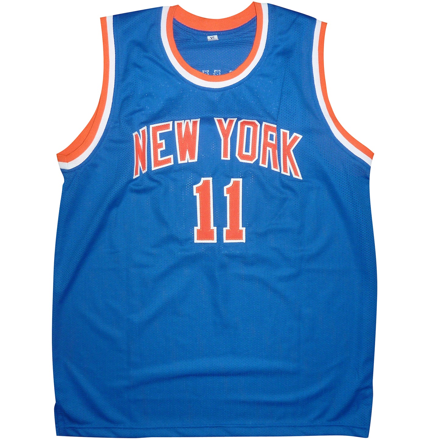 Jalen Brunson Autographed New York (Blue #11) Custom Jersey Beckett