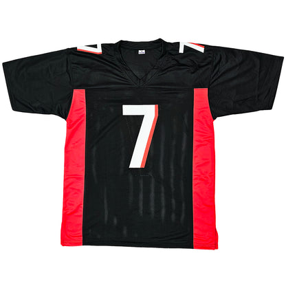 Bijan Robinson Autographed Atlanta (Black #7) Jersey - BAS Witness