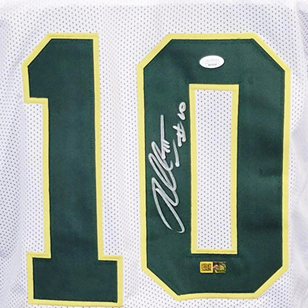 Robert Griffin III Autographed Baylor Bears (White #10) Custom Jersey - JSA