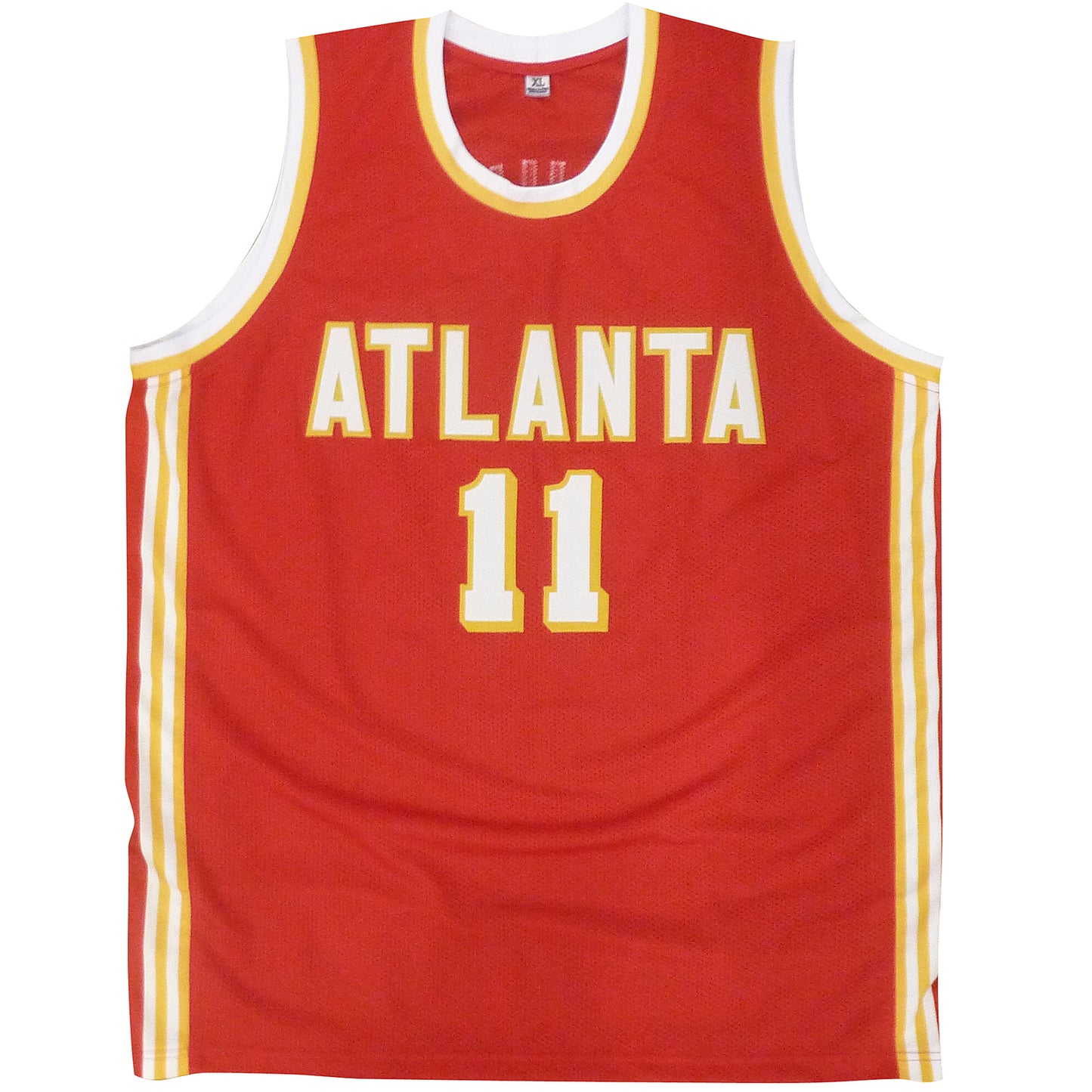 Trae Young Autographed Atlanta (Red #11) Custom Jersey Beckett