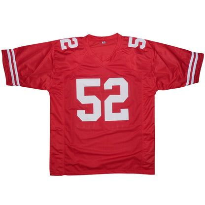 Patrick Willis Autographed San Francisco (Red #52) Custom Jersey - Beckett