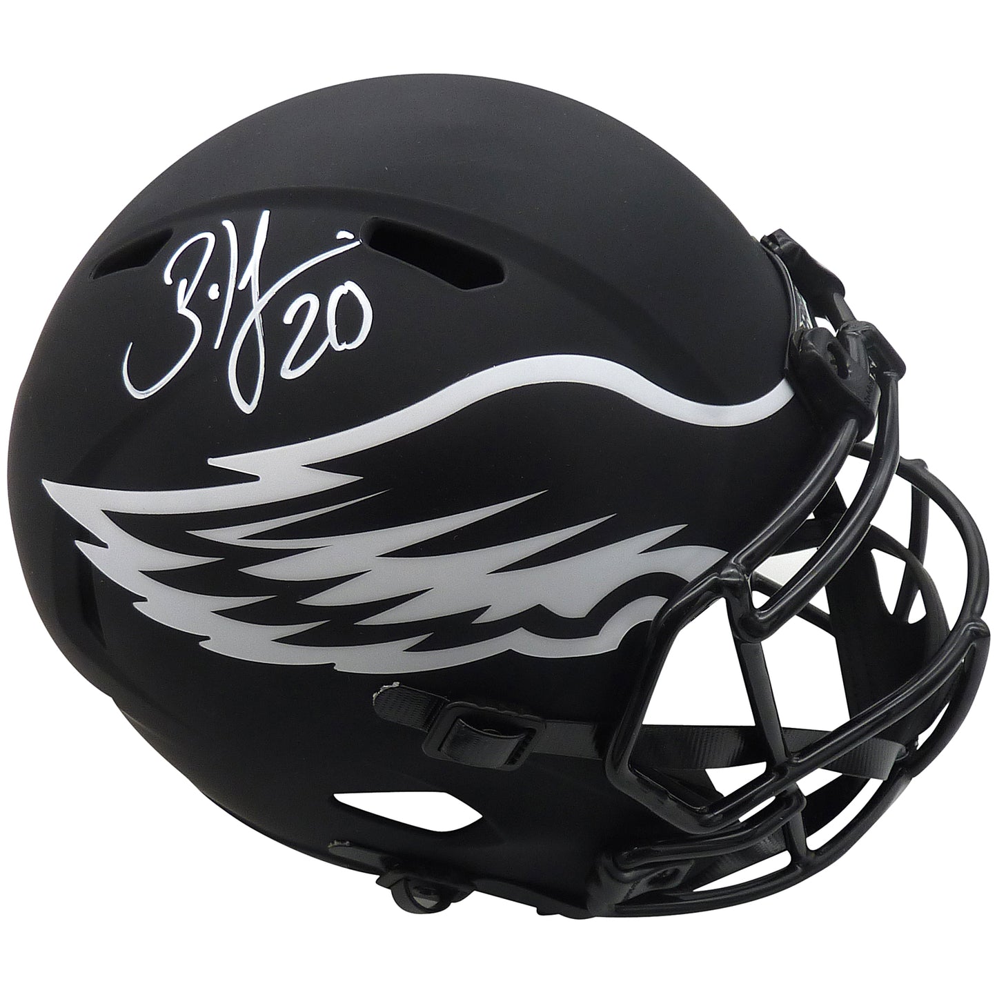 Brian Dawkins Autographed Philadelphia Eagles (ECLIPSE Alternate) Deluxe Full-Size Replica Helmet JSA