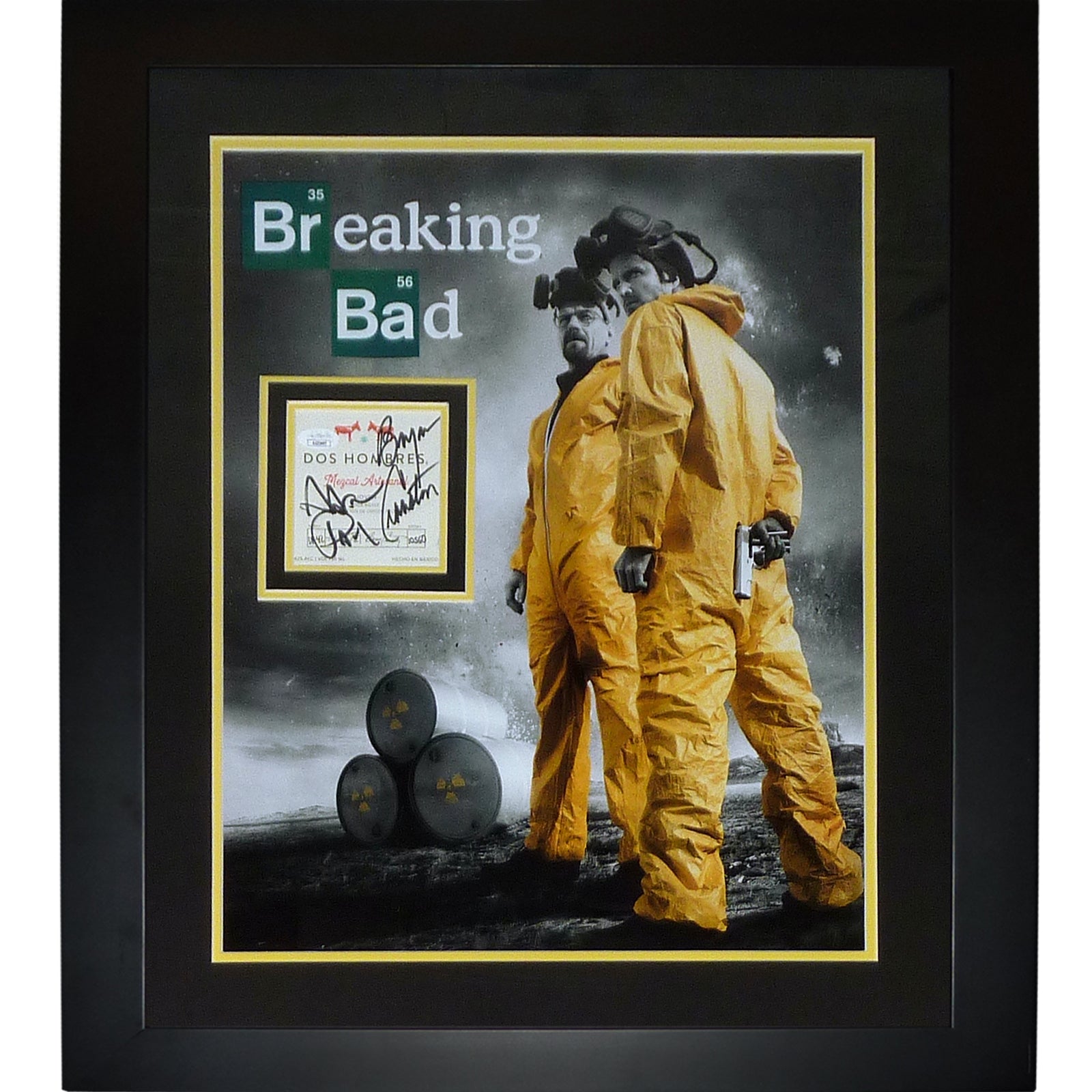 Breaking Bad 16x20 TV Poster Deluxe Framed with Bryan Cranston And Aar ...