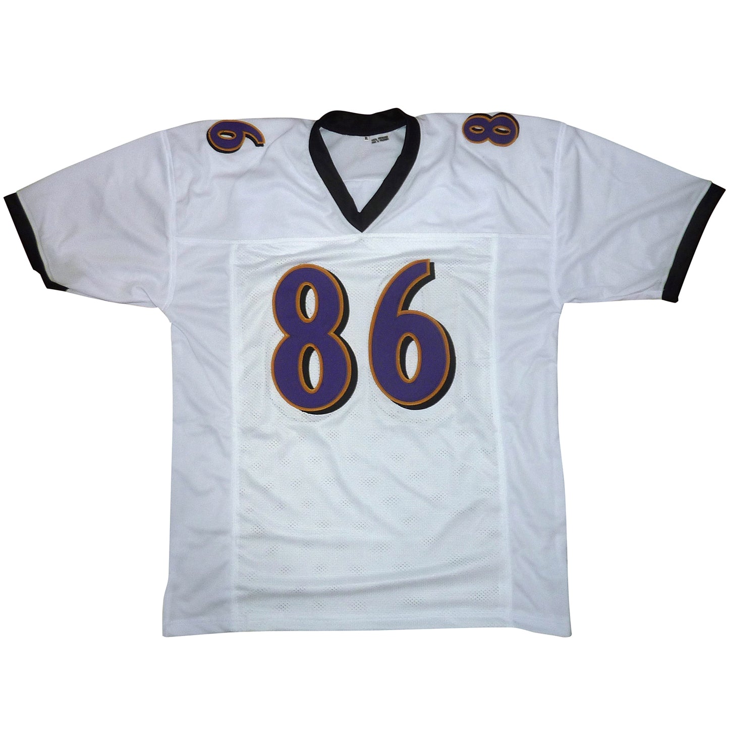 Todd Heap Autographed Baltimore (White #86) Custom Jersey w/ Ring of Honor