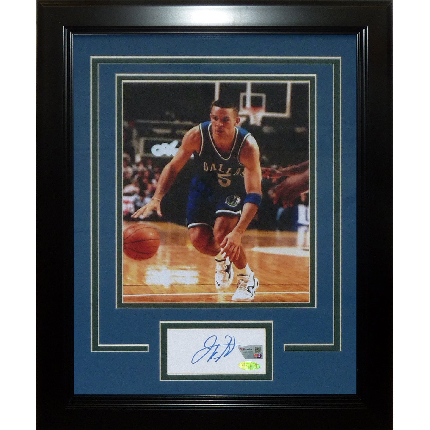 Jason Kidd Autographed Dallas Mavericks "Signature Series" Frame  - Fanatics