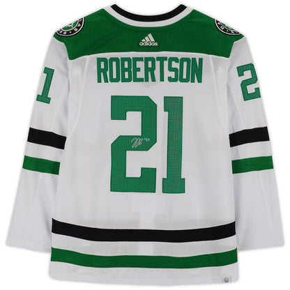 Jason Robertson Autographed Dallas Stars (White #21) Adidas Hockey Jersey - Fanatics