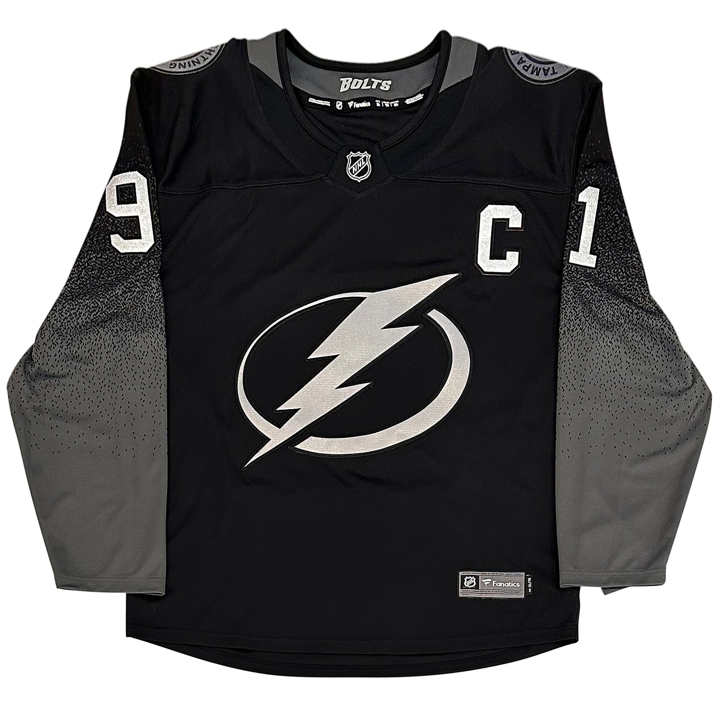 Steven Stamkos Autographed Tampa Bay Lightning (Black #91 Alternate) Fanatics Hockey Jersey - Fanatics