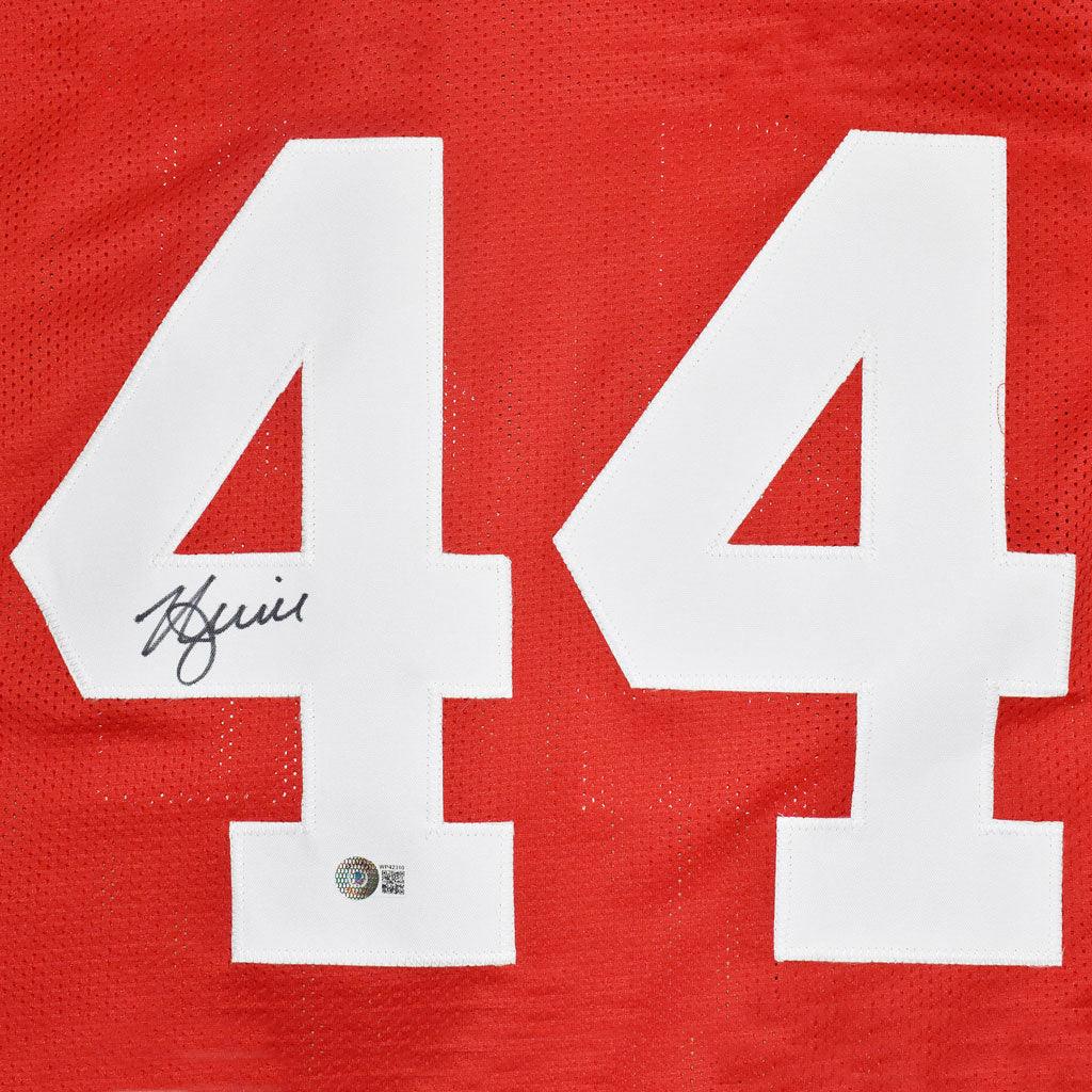 Kyle Juszczyk Autographed San Francisco (Red #44) Custom Jersey - Beckett
