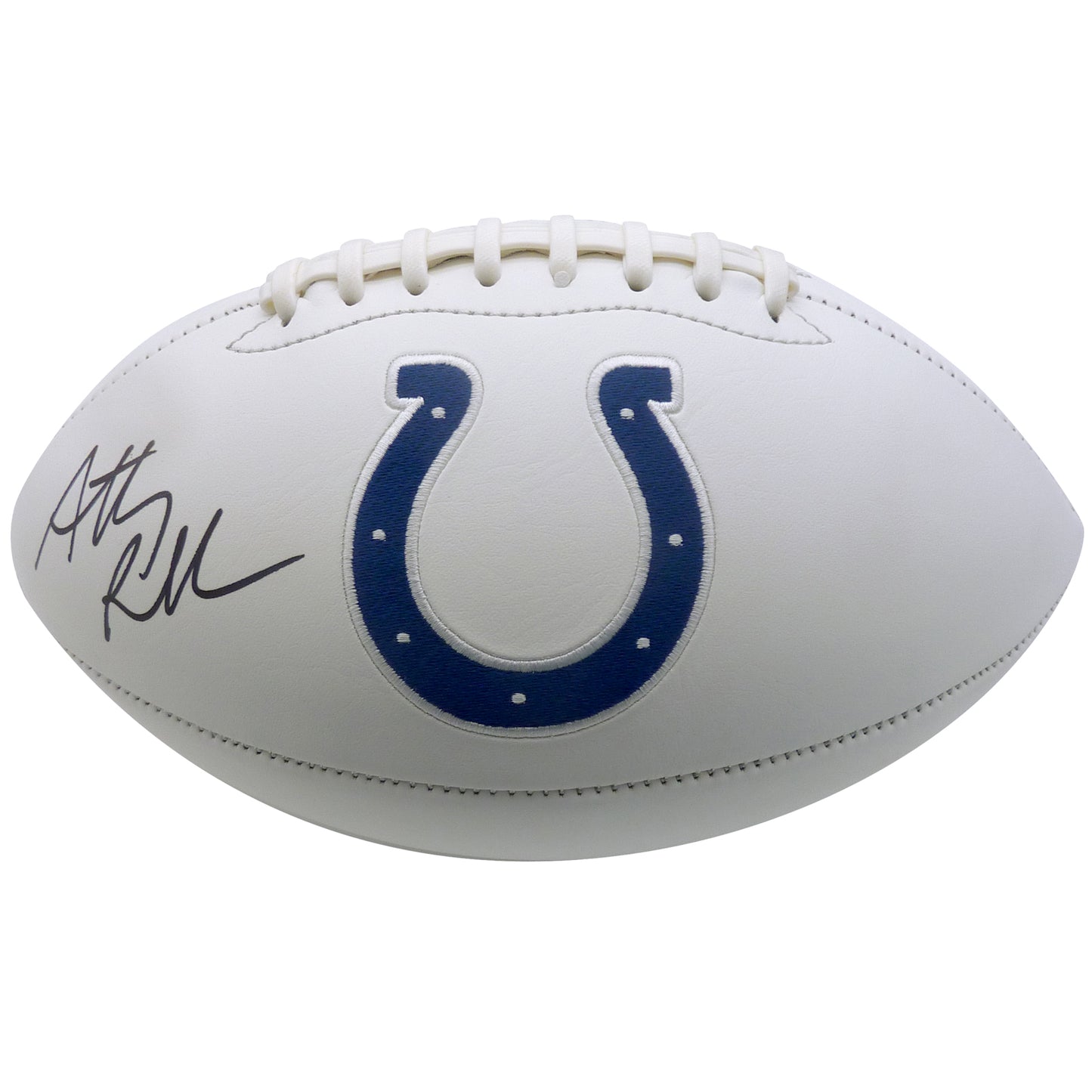 Anthony Richardson Autographed Indianapolis Colts Logo Football - Fanatics