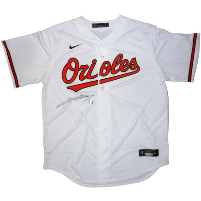 Jackson Holliday Autographed Baltimore Orioles (White Front) Nike Jersey - Fanatics