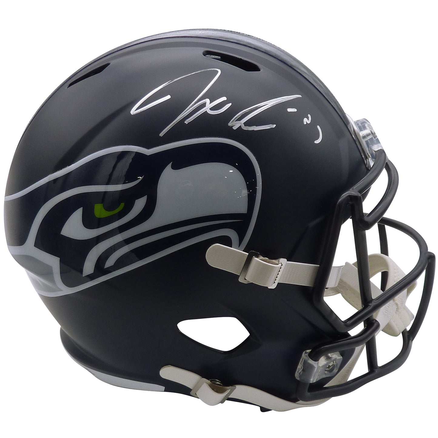 Jaxon Smith-Njigba Autographed Seattle Seahawks Deluxe Full-Size Replica Helmet - Fanatics