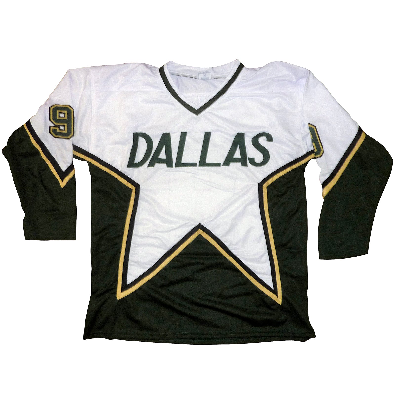 Mike Modano Autographed Dallas Stars (White #9) Custom Jersey
