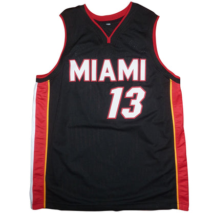 Bam Adebayo Autographed Miami (Black #13) Custom Jersey - JSA
