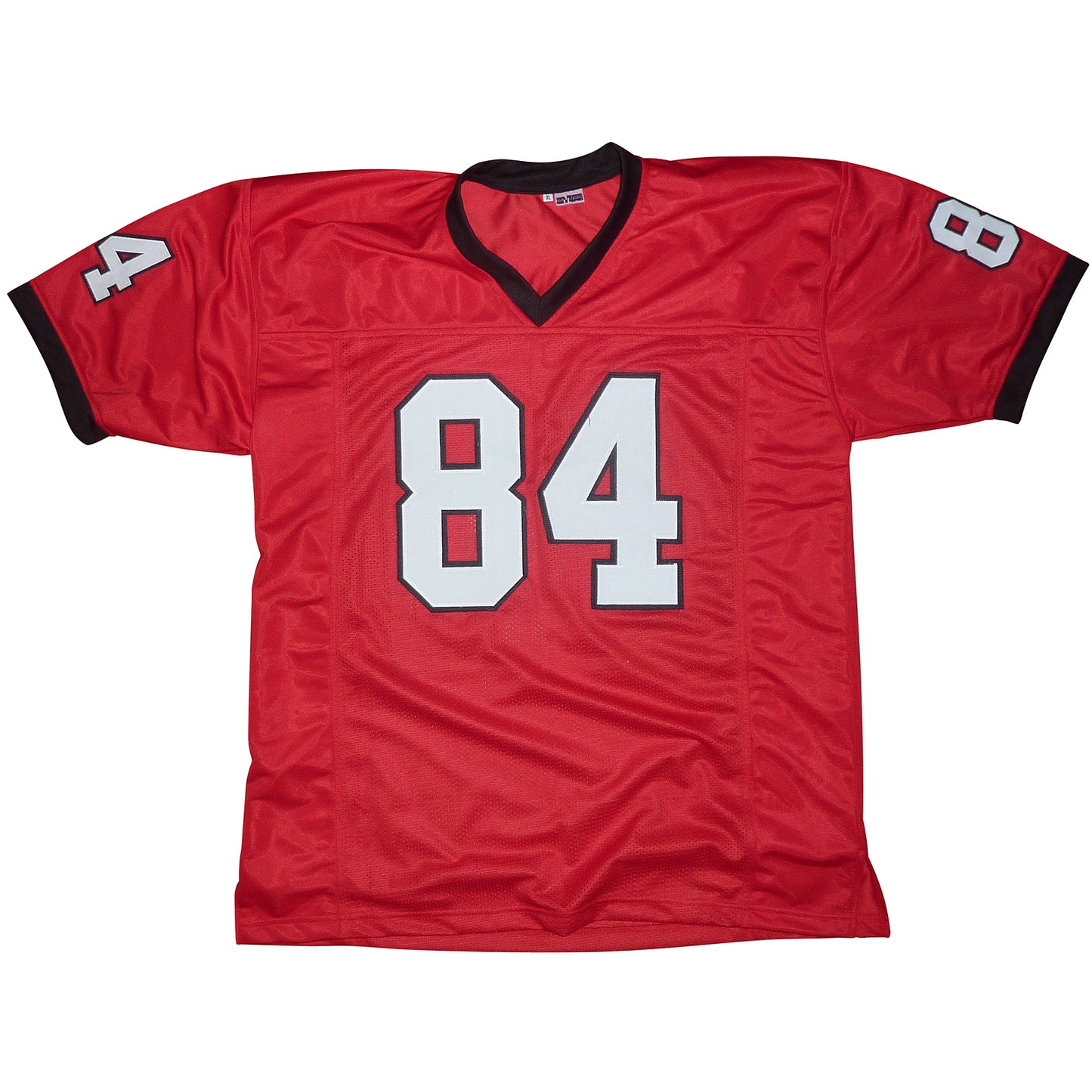 Ladd McConkey Autographed Georgia Bulldogs (Red #84) Custom Jersey - Beckett