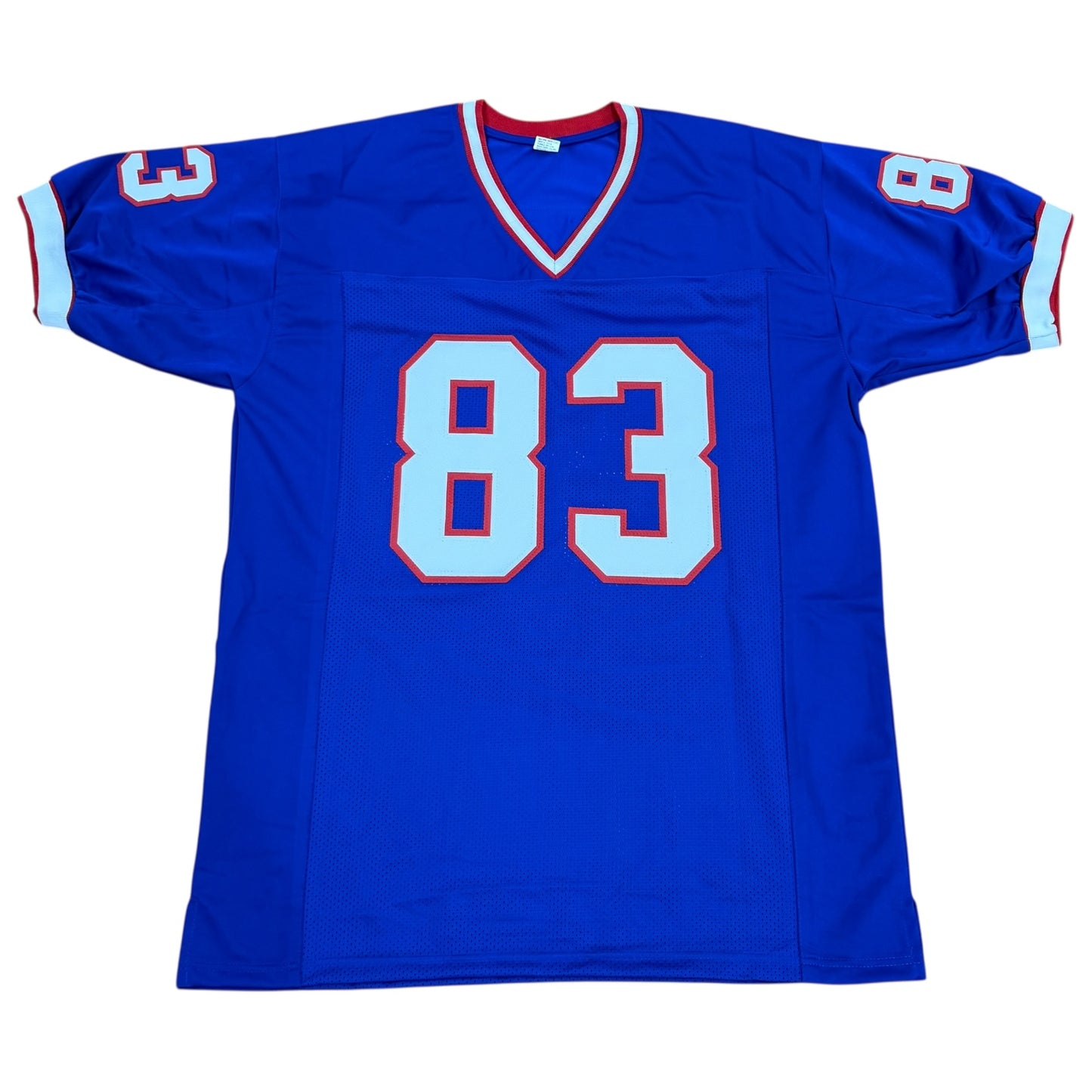 Andre Reed Autographed Buffalo (Blue #83) Custom Jersey - JSA
