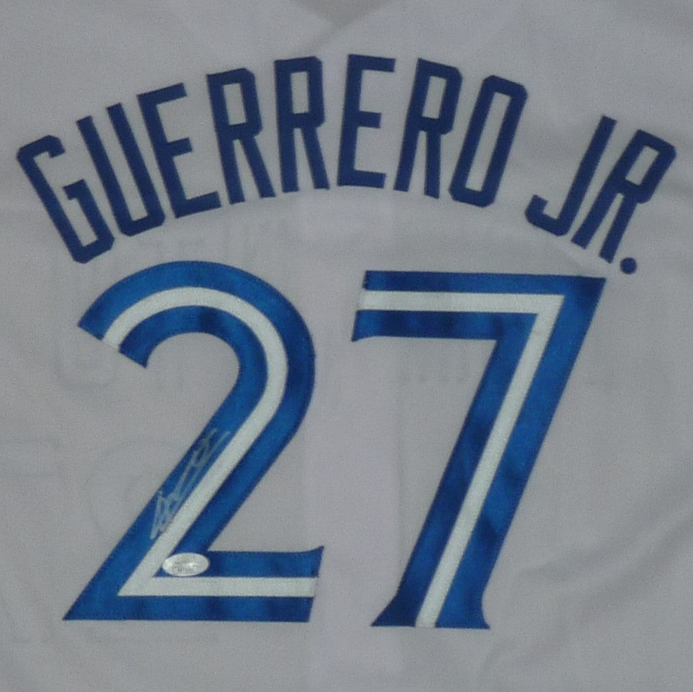 Vladimir Guerrero Jr. Autographed Toronto (White #27) Jersey - JSA