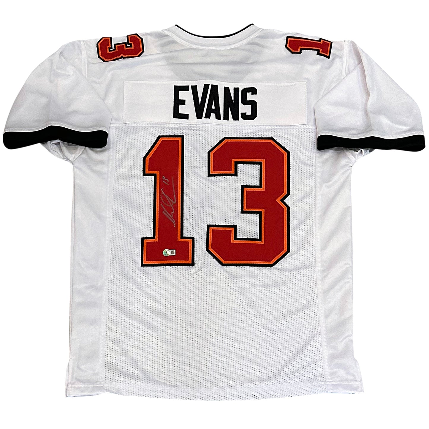 Mike Evans Autographed Tampa Bay (White #13) Custom Jersey - Beckett