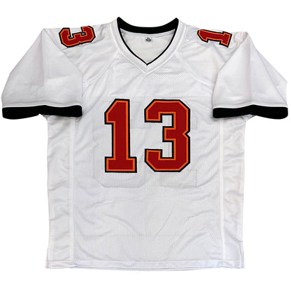 Mike Evans Autographed Tampa Bay (White #13) Custom Jersey - Beckett