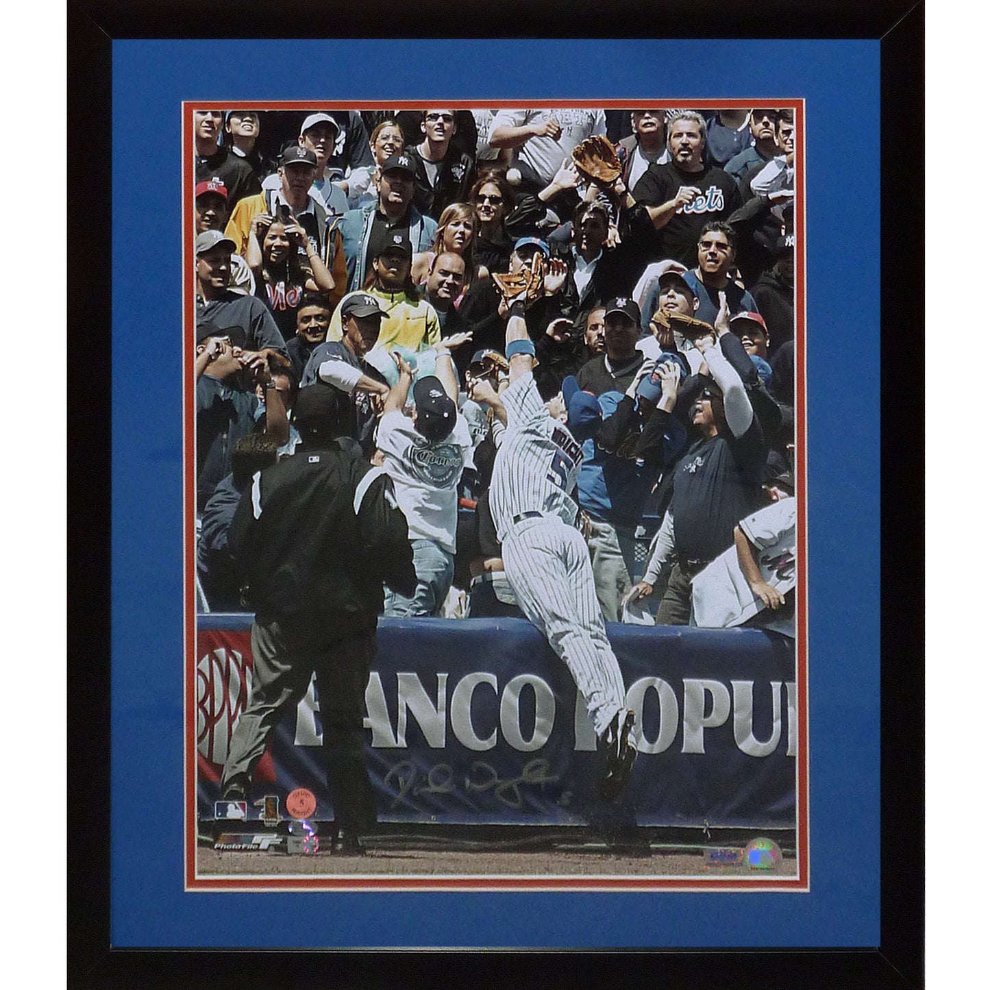 David Wright Autographed New York Mets Deluxe Framed 16x20 Photo - Wright Holo