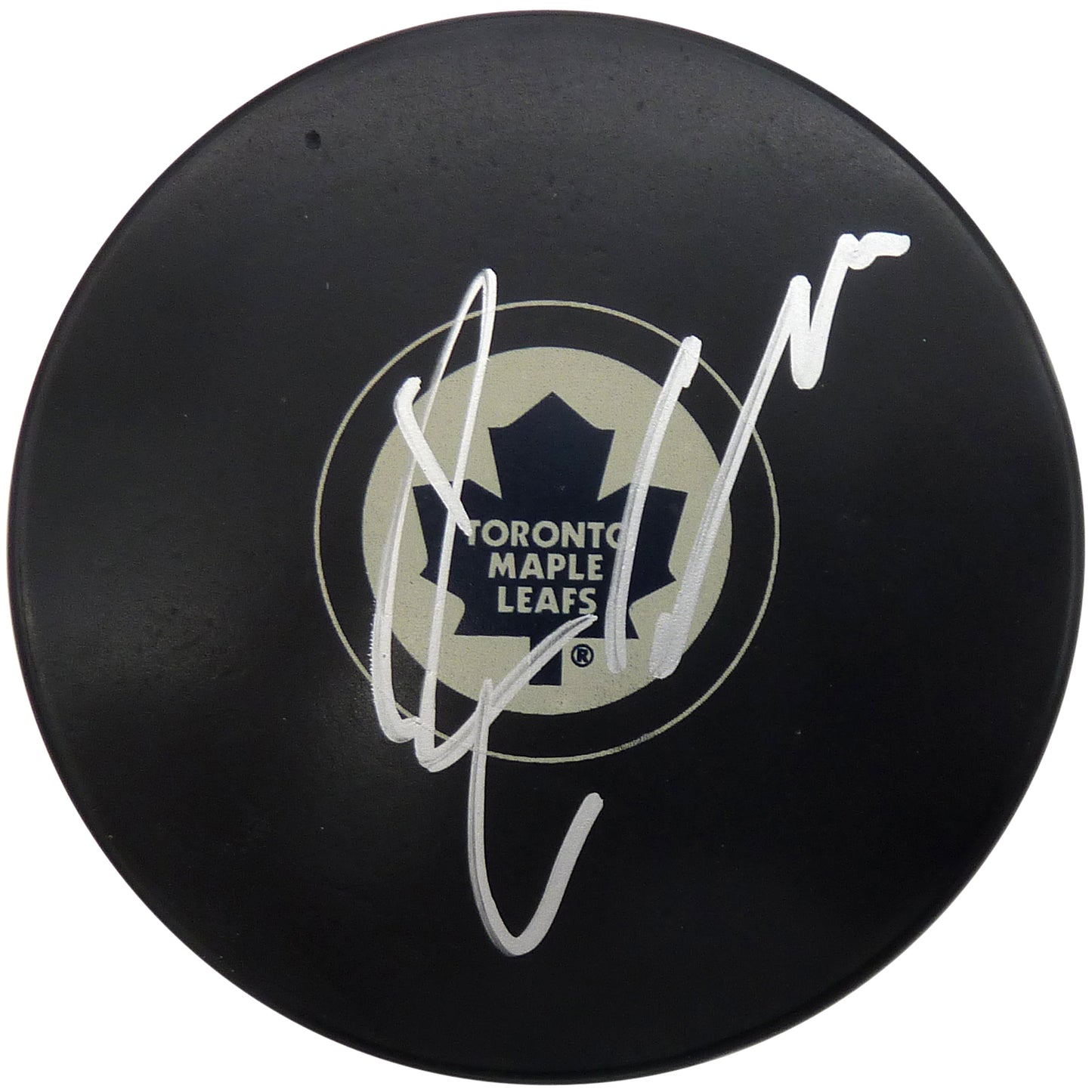 John Tavares Autographed Toronto Maple Leafs Hockey Puck - JSA