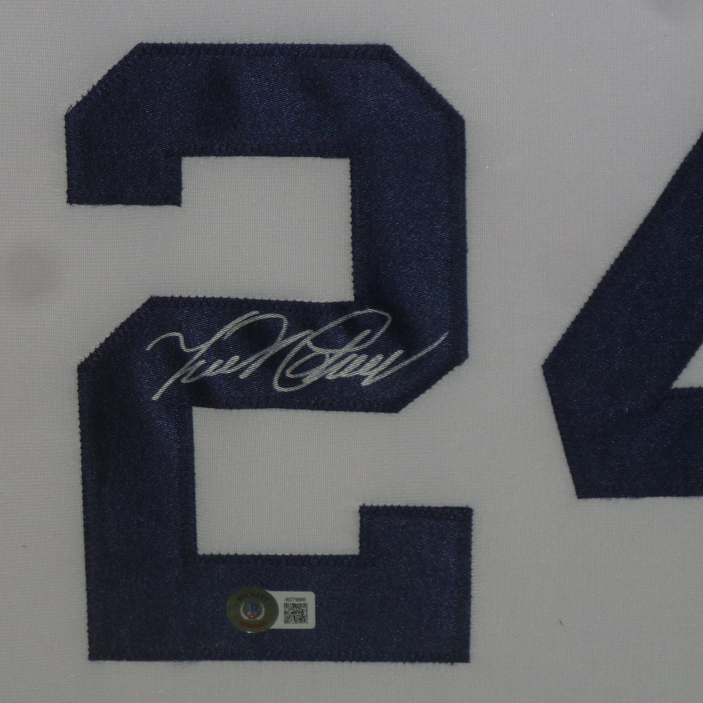 Miguel Cabrera Autographed Detroit (White #24) Deluxe Framed Jersey - JSA