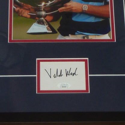 Viktor Hovland Autographed Golf (Fedex Cup Trophy) "Signature Series" Frame - JSA