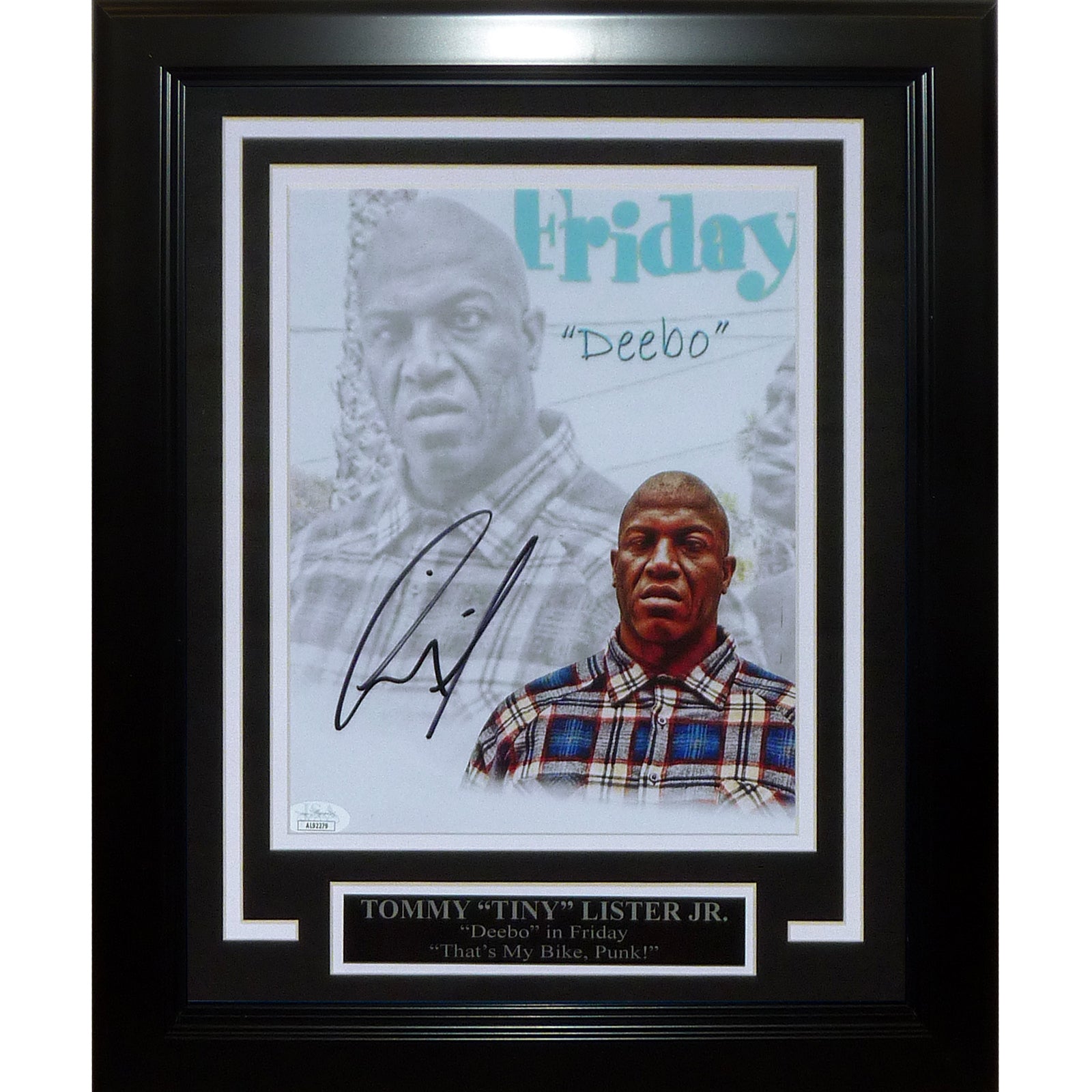 Tommy Tiny Lister AKA Deebo (Friday Collage) Autographed Deluxe Framed 8x10 Photo - JSA