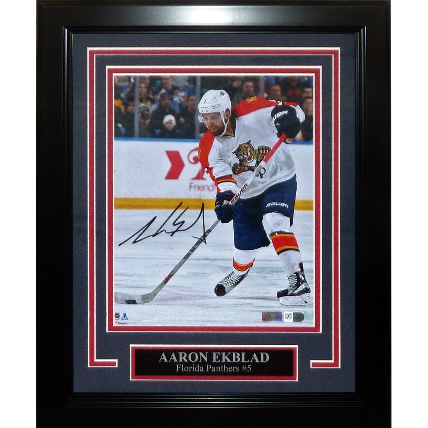 Aaron Ekblad Autographed Florida Panthers Deluxe Framed 8x10 Photo