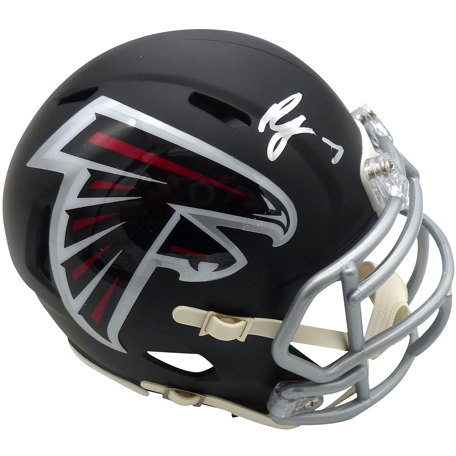 Bijan Robinson Autographed Atlanta Falcons Mini Helmet - Beckett