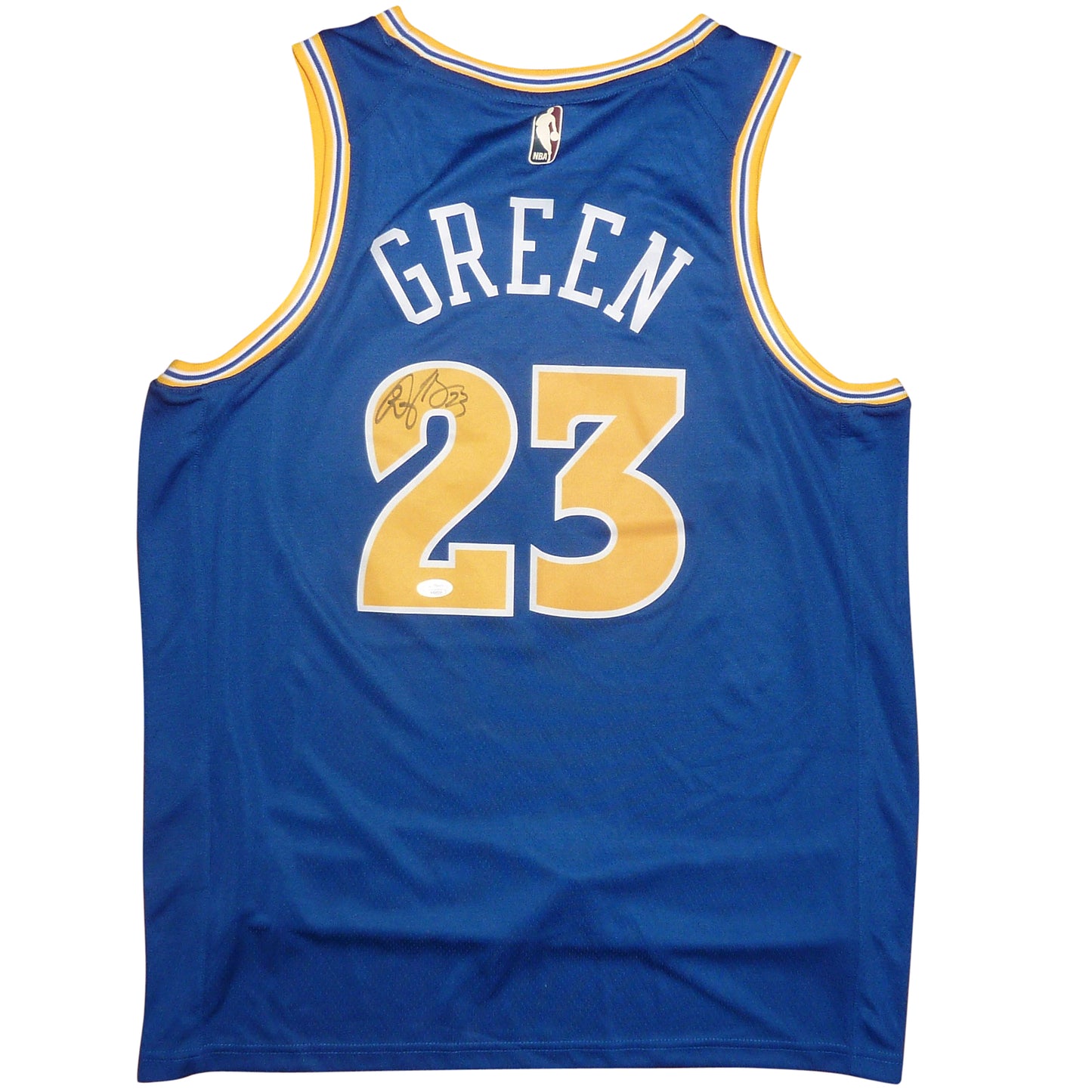 Draymond Green Autographed Golden State Warriors (Blue #23) Nike Jersey Ð JSA