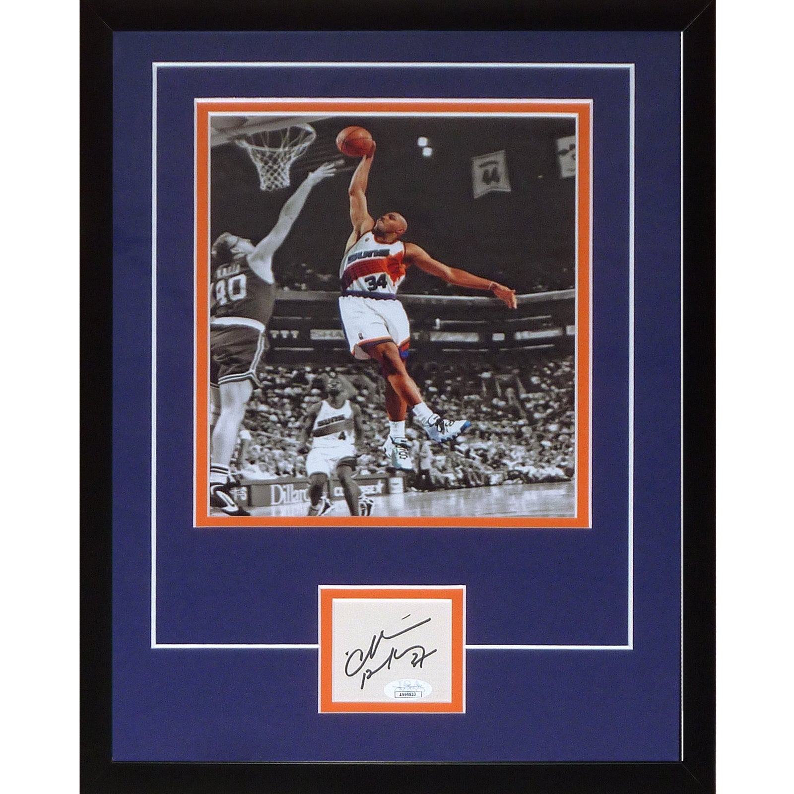 Charles Barkley Autographed Phoenix Suns Signature Series Frame - JSA