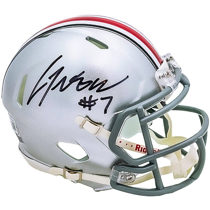 CJ C.J. Stroud Autographed Ohio State Buckeyes Mini Helmet - Beckett