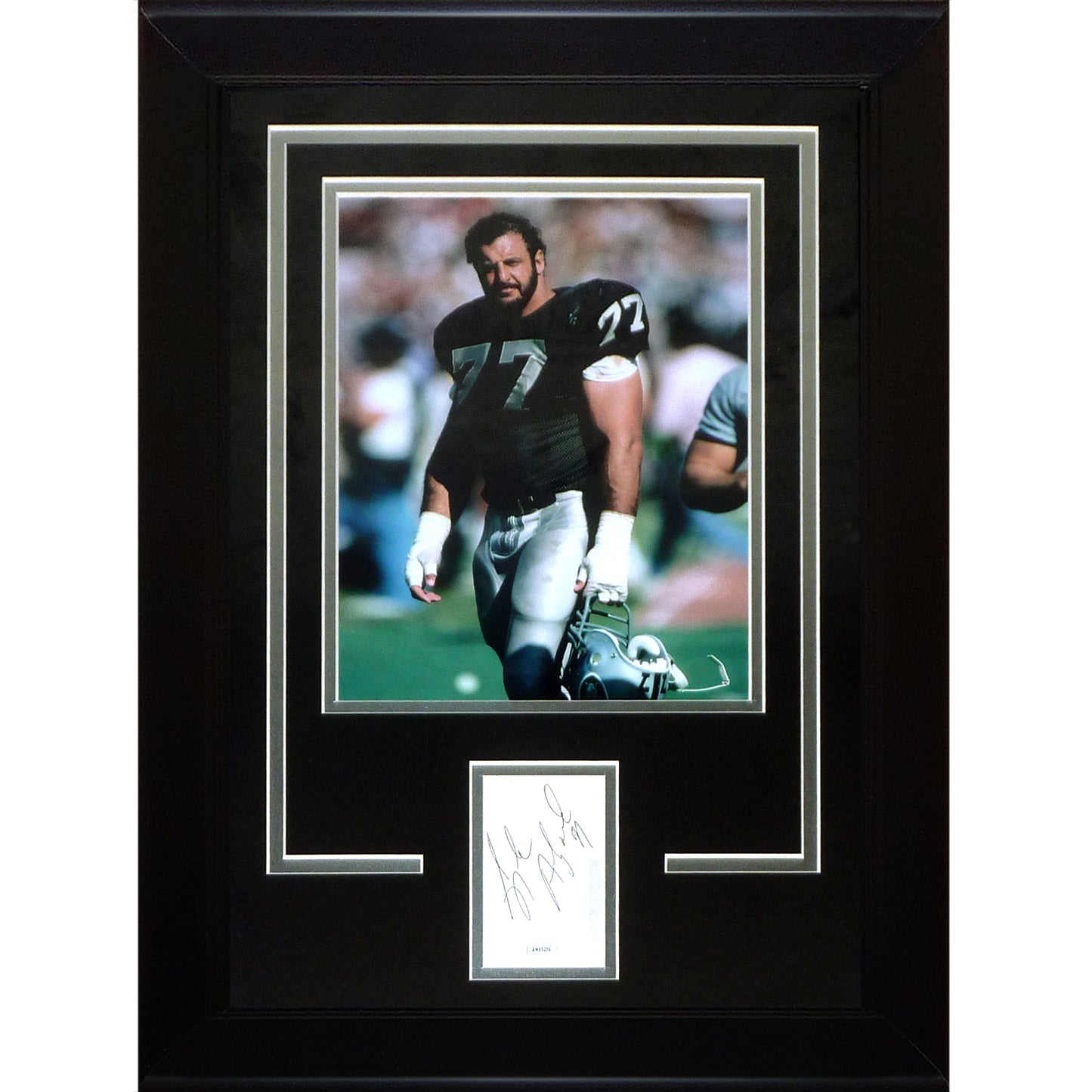 Lyle Alzado Autographed Oakland Raiders "Signature Series" Frame - JSA