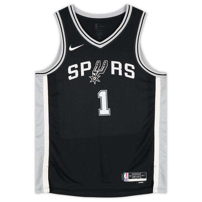 Victor Wembanyama Autographed San Antonio Spurs (Black #1) Nike Swingman Jersey - Fanatics