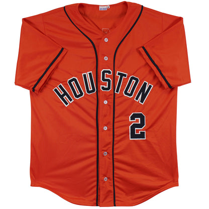 Alex Bregman Autographed Houston (Orange #2) Jersey - Beckett