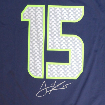 Jermaine Kearse Autographed Seattle Seahawks (Blue #15) Nike Jersey MCS