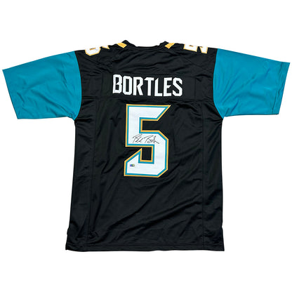 Blake Bortles Autographed Jacksonville (Teal #5) Custom Jersey