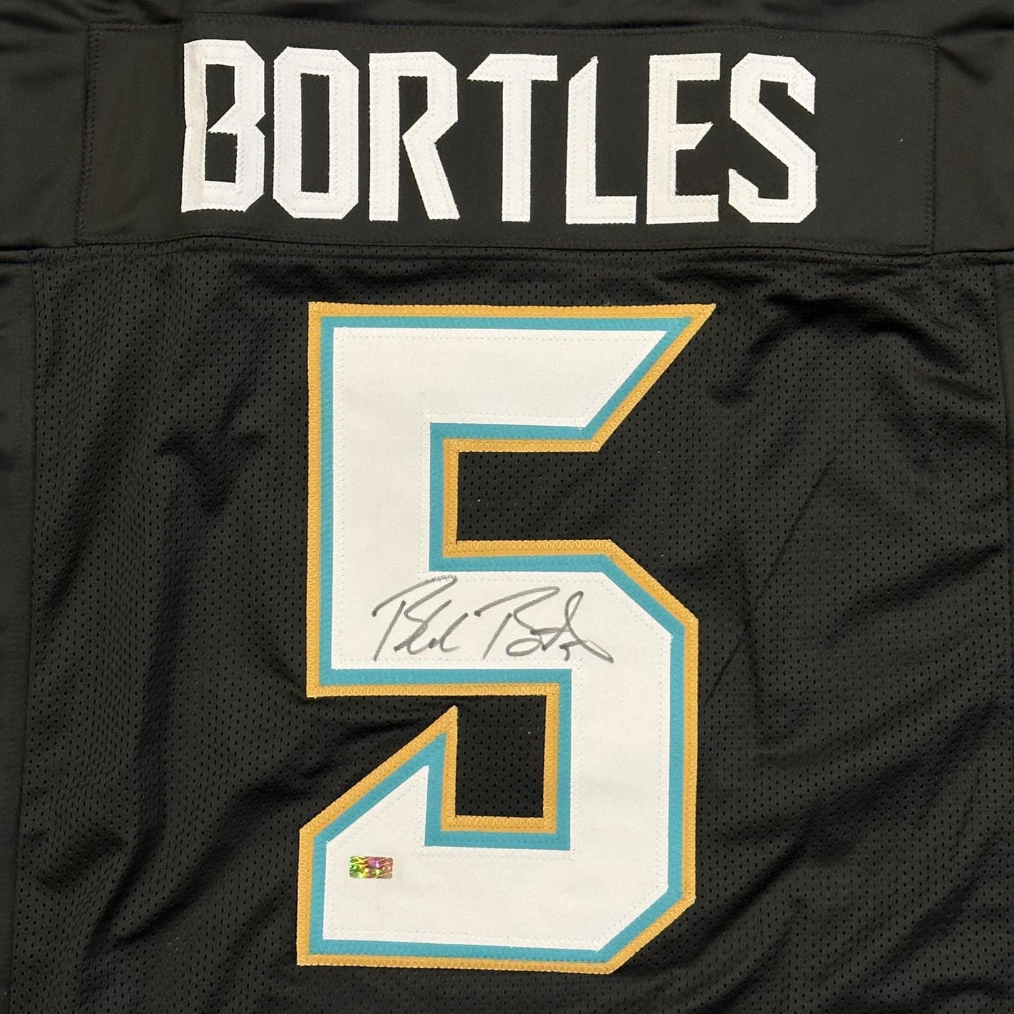 Blake Bortles Autographed Jacksonville (Teal #5) Custom Jersey