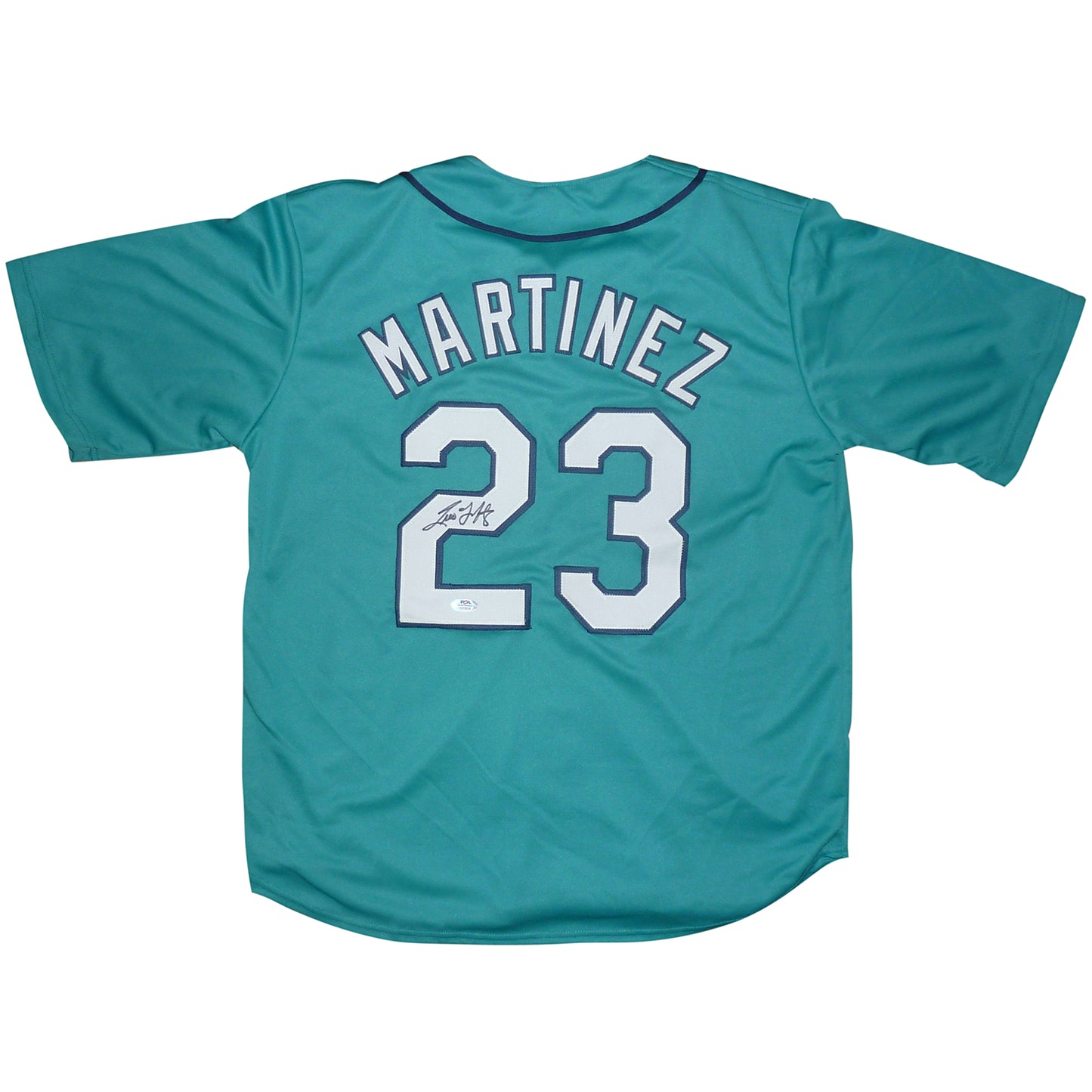 Tino Martinez Autographed Seattle (Teal #23) Jersey - PSADNA
