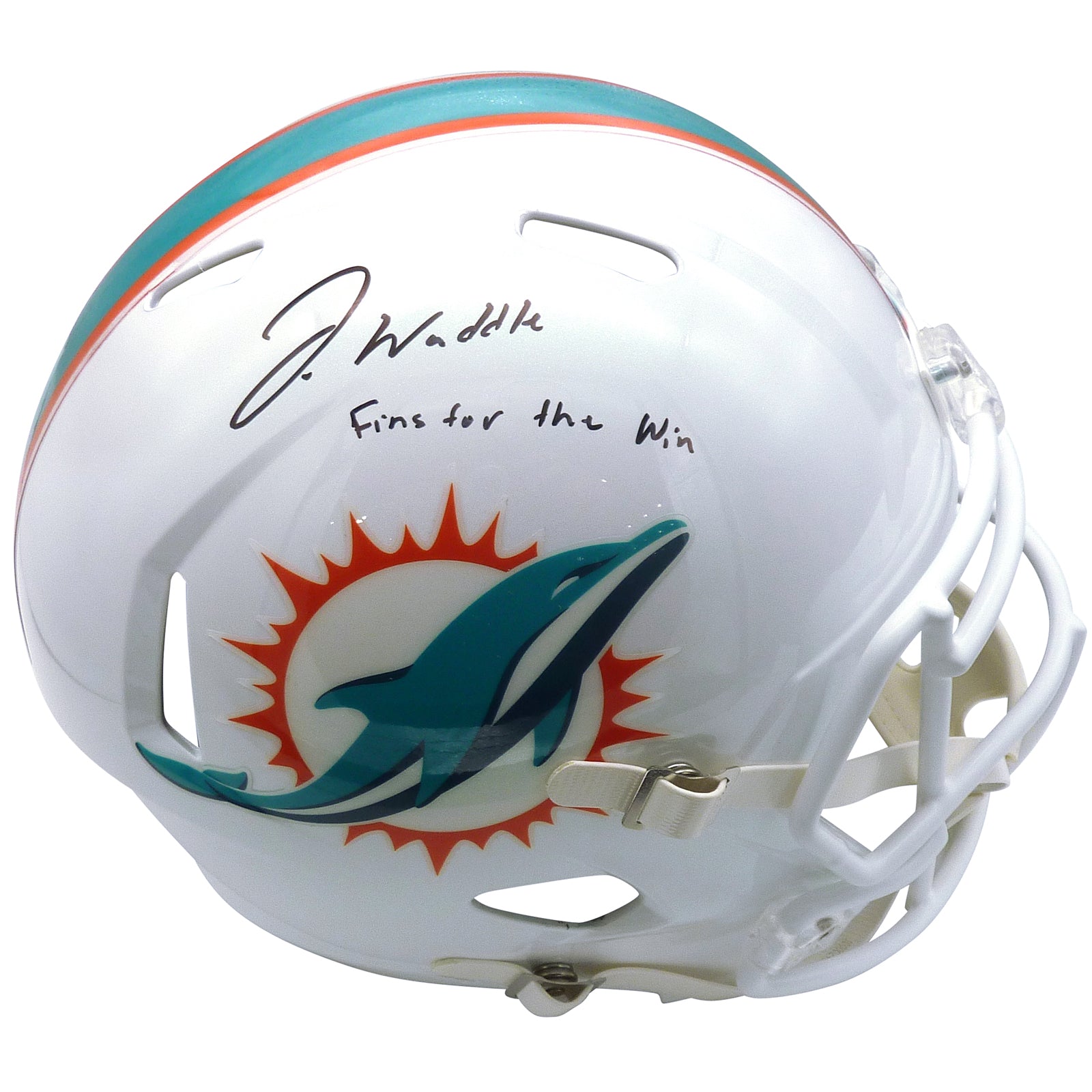 Jaylen Waddle Autographed Miami Dolphins (Speed) Deluxe Full-Size Replica Helmet w/ 
