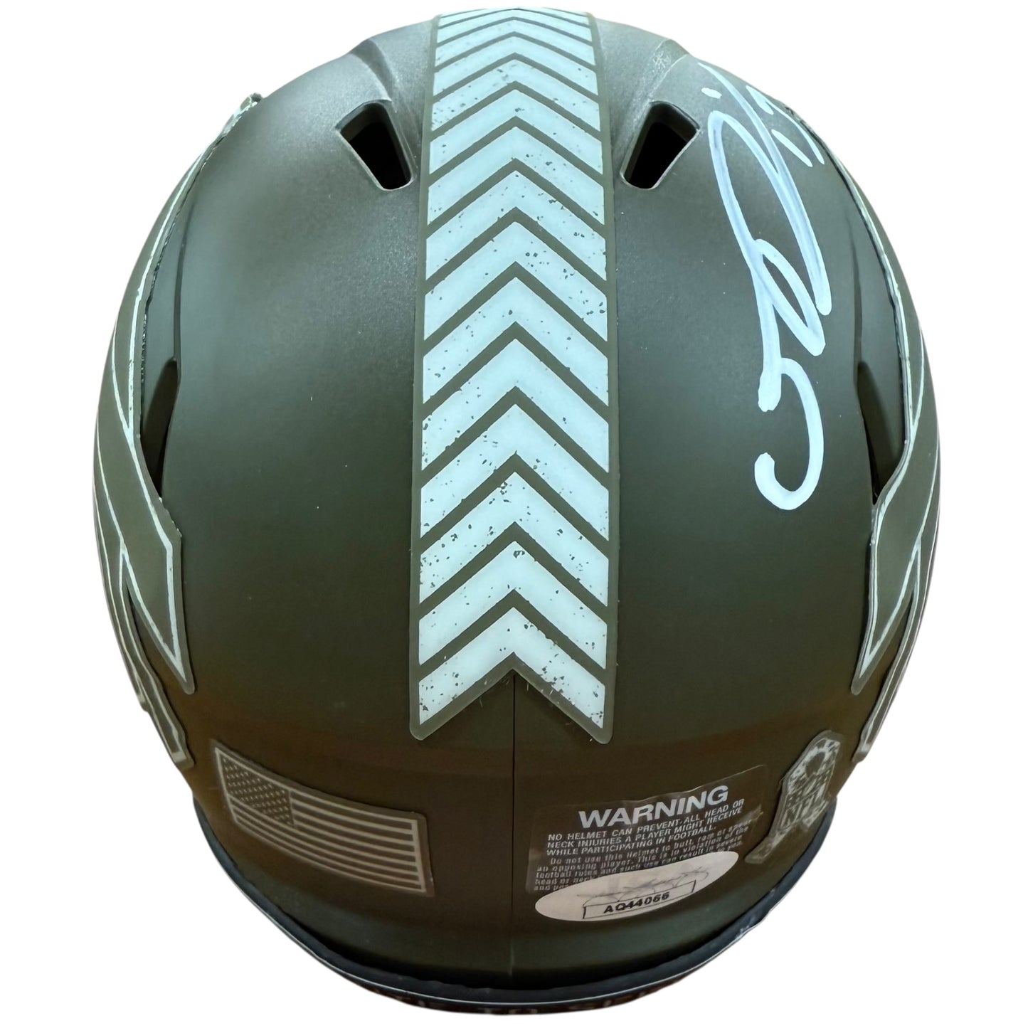 Gabe Davis Autographed Buffalo Bills (Salute to Service) Mini Helmet - JSA